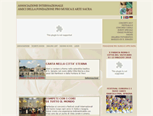 Tablet Screenshot of amicimusicasacra.com